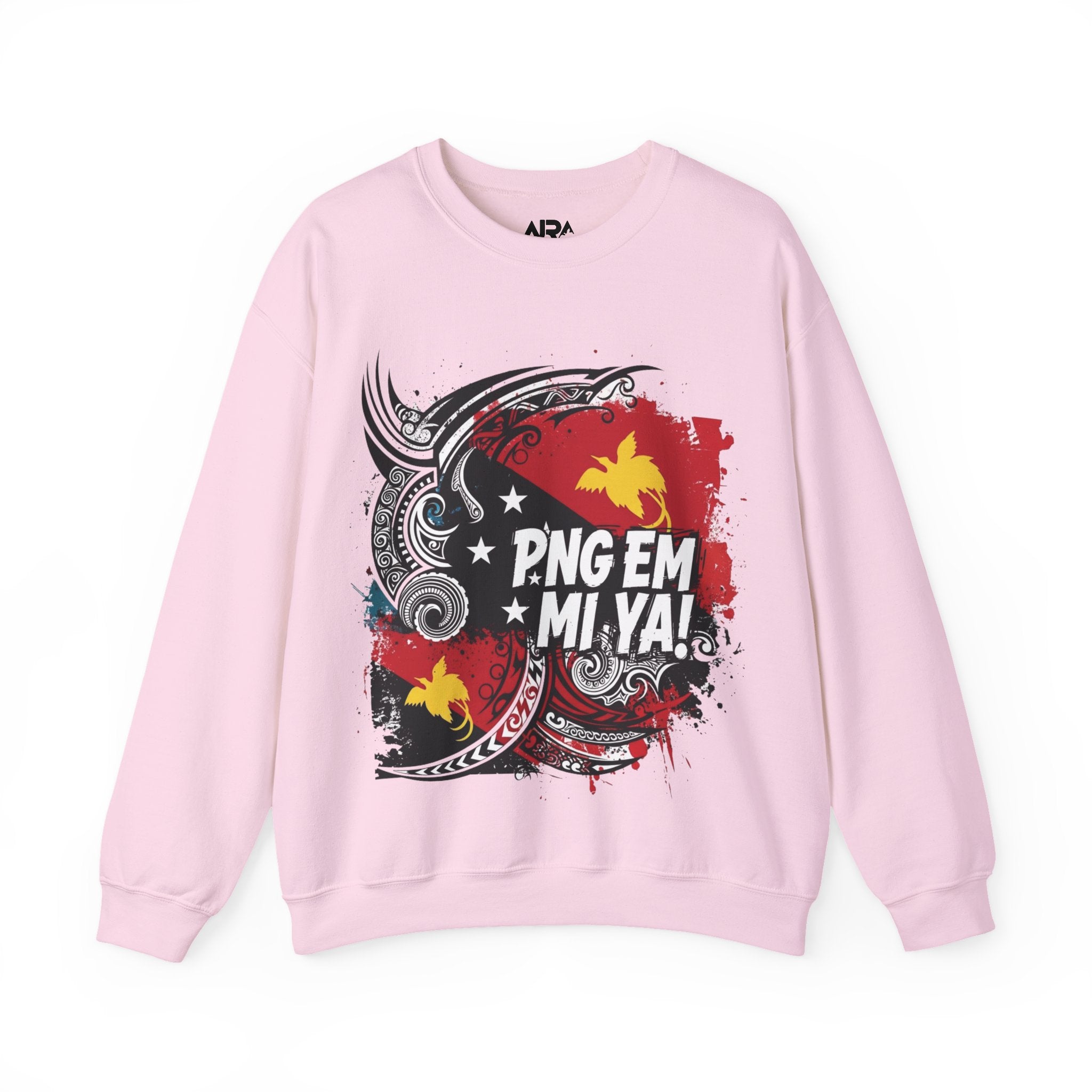 Papua New Guinea Traditional Native Design Crewneck Sweatshirt