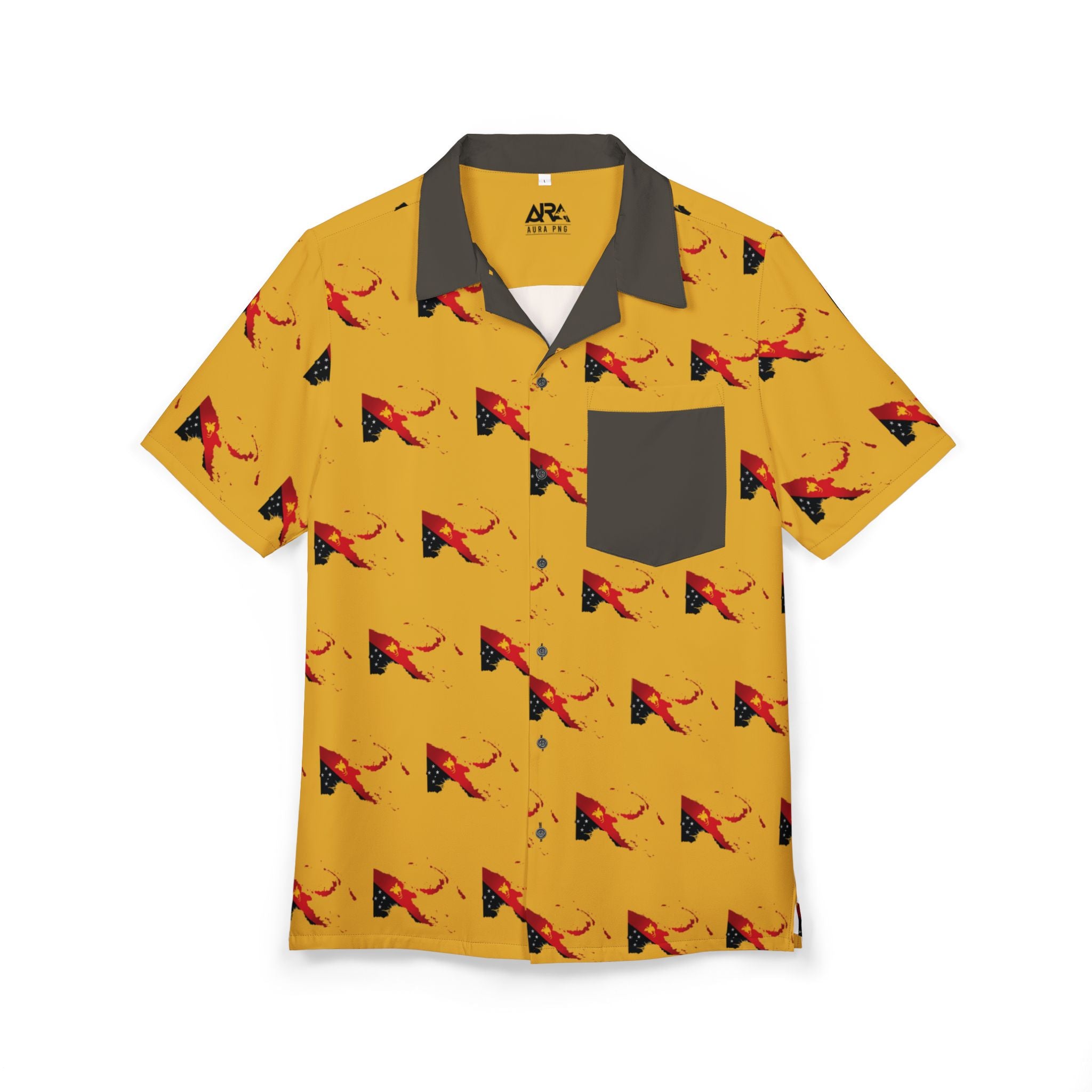 Unisex Hawaiian Button-Down Shirt (AOP)