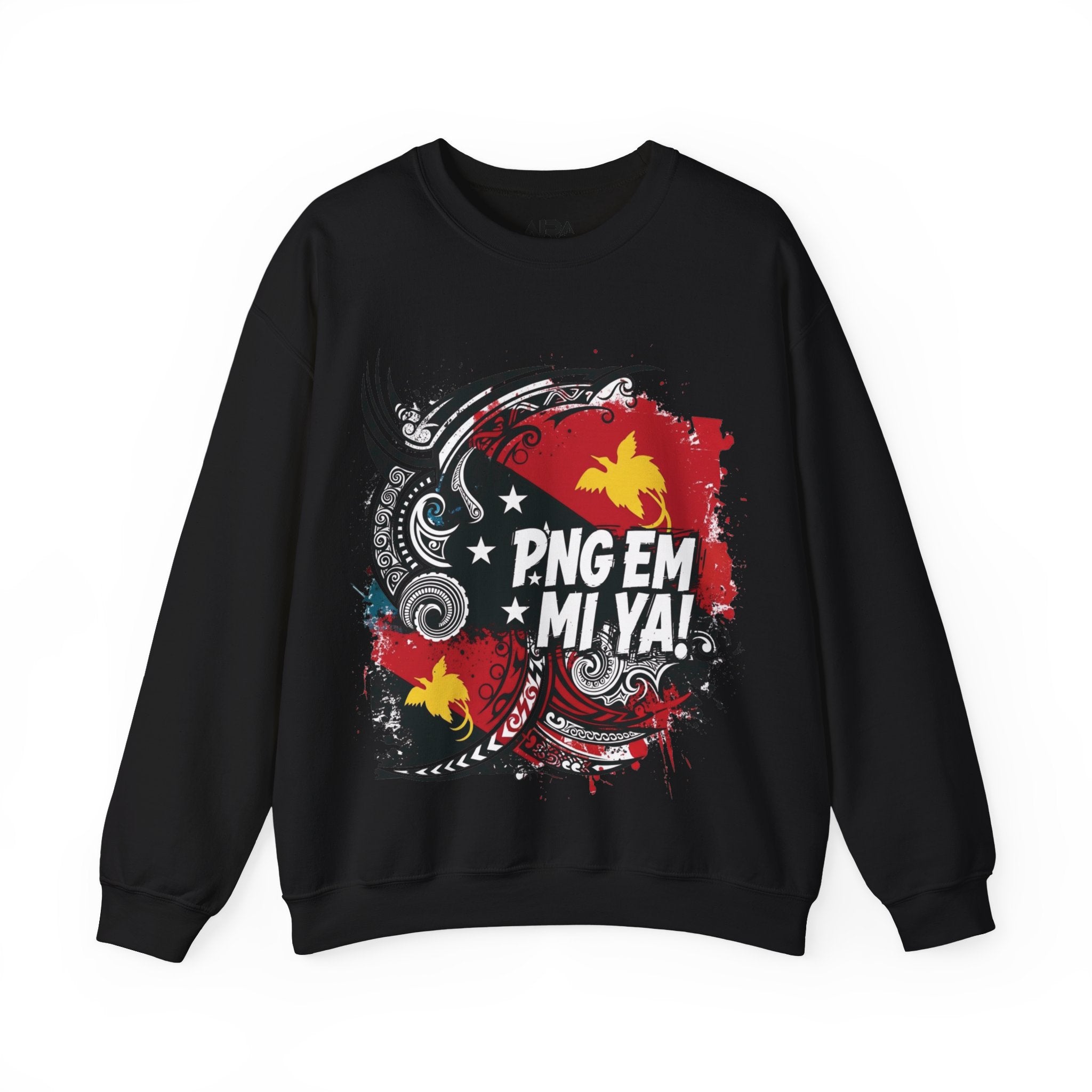 Papua New Guinea Traditional Native Design Crewneck Sweatshirt